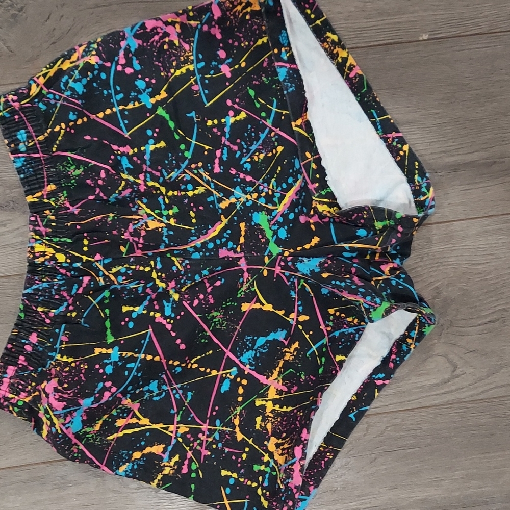 Soffe Paint Splatter Print shorts